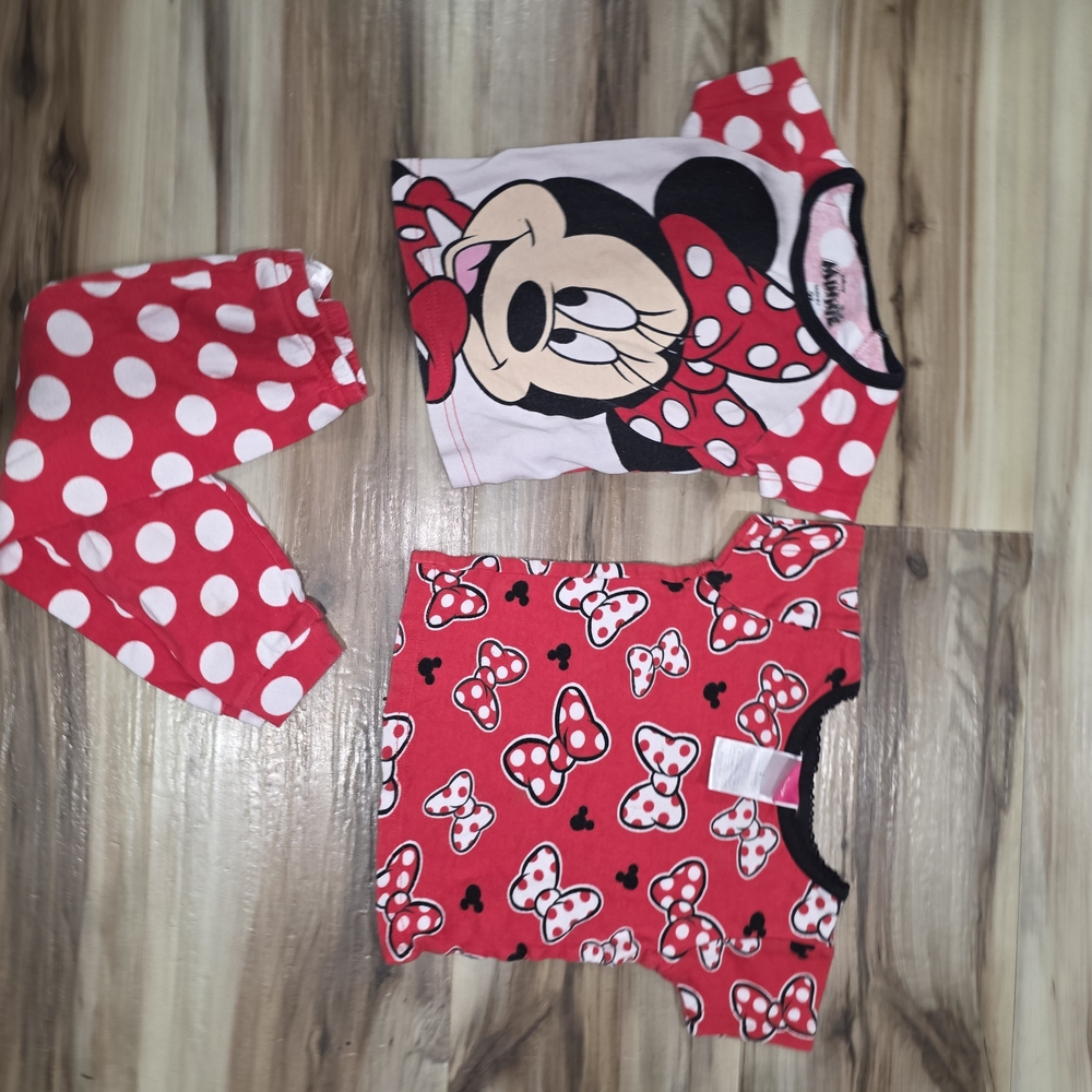 Disney Red and White Minnie Mouse Kids Set